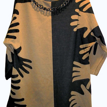 Silmapaistev must-pruun soe džemper-tuunika (46/XL-2XL)