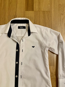 Рубашка Armani Junior, до 134 (4 фото из 4)
