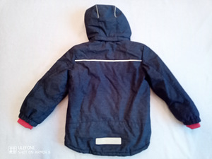 Джинсового цвета куртка детская H&M 116см (2 фото из 6)