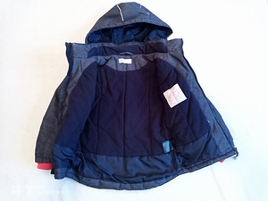 Джинсового цвета куртка детская H&M 116см (1 фото из 6)