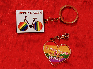 Copenhagen Pride võtmehoidjad, 2 tk. (1 foto / 2)
