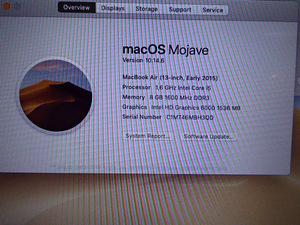 Sülearvuti Macbook Air A1466 Early 2015 + Laadija (7 foto / 7)