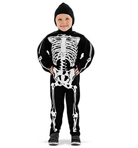 MEGA! Folat - Skeleti Kostüüm Lastele, 116-134 cm Uueväärne! (1 foto / 3)