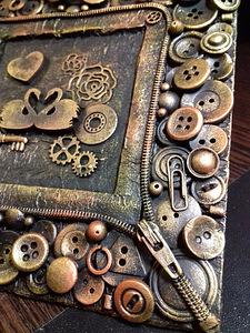 Steampunki kompositsioon. "Hammasratastega luiged". (1 foto / 9)