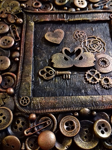 Steampunki kompositsioon. "Hammasratastega luiged". (2 foto / 9)