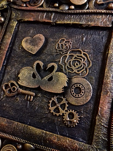 Steampunki kompositsioon. "Hammasratastega luiged". (3 foto / 9)