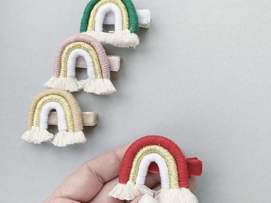 Заколки радуги🌈