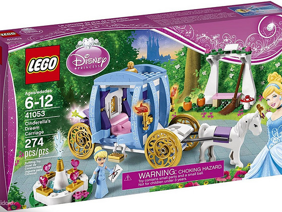 UUS LEGO Disney Princess 41053 Tuhkatriinu nõiutud vanker