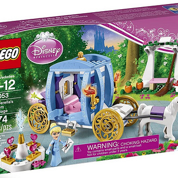 UUS LEGO Disney Princess 41053 Tuhkatriinu nõiutud vanker