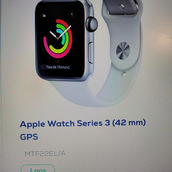Apple Watch 3 GPS, 42 мм серебристый / белый