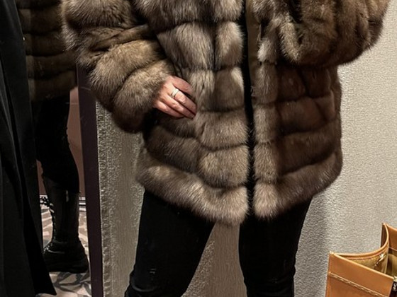 Сибирский соболь, шуба