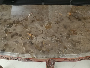 Antiik Laud ideaalses korras -puu ja marmor 137x 67x h58 cm (4 foto / 4)