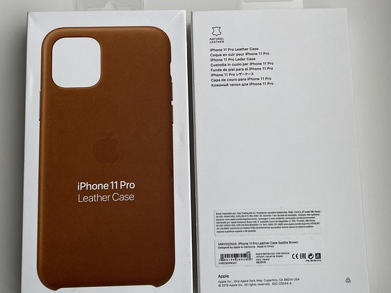 iPhone 11 Pro Leather Case Midnight Blue/Black/Red/Brown