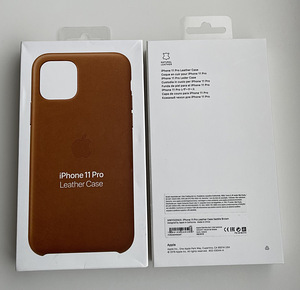 iPhone 11 Pro Leather Case Midnight Blue/Black/Red/Brown (1 foto / 4)