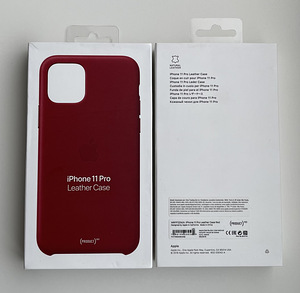 iPhone 11 Pro Leather Case Midnight Blue/Black/Red/Brown (3 foto / 4)