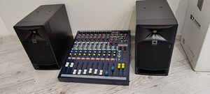 JBL 705P Monitor 2 tk + Soundcraft EPM8 Mixer (3 foto / 6)