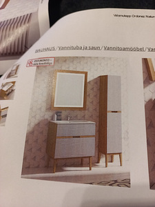 Vannitoamööbel natural tammepuu (3 foto / 3)