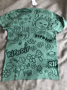 Трикотажная футболка ripndip размер S (1 фото из 3)