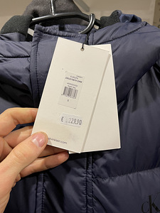 Uus meeste talvejope Calvin Klein Jeans. (4 foto / 4)