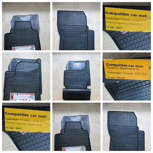 Коврики резиновые /текстильные Touareg Cayenn Mitsubishi VW (1 фото из 3)