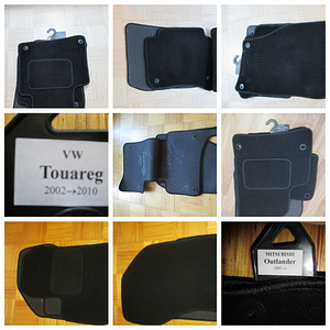 Коврики резиновые /текстильные Touareg Cayenn Mitsubishi VW (2 фото из 3)