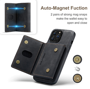 Leather Phone Case For iPhone 13Pro Plus Flip Card Slot (3 foto / 3)