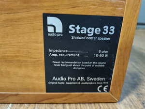 Audio pro stage 33 cen (8 фото из 8)