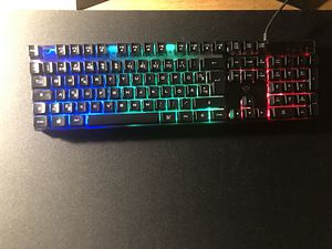 Trust gaming led keyboard+Fury warrior rgb mouse (6 foto / 10)