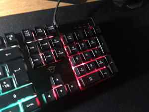Trust gaming led keyboard+Fury warrior rgb mouse (7 foto / 10)