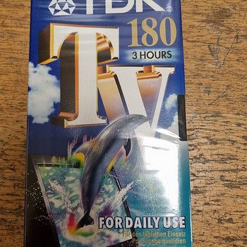 TDK 180 VHS UUS KILES