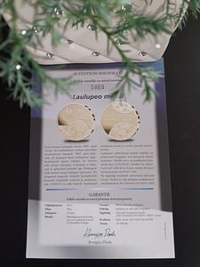 Kullatud medal "Laulupidu" (3 foto / 3)