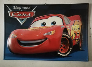 Disney Pixar Cars 3D ruumiline seinapilt (1 foto / 1)