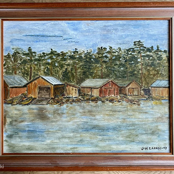 Kunstnik Laakso maal, 1993, 50x40cm