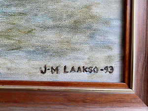 Kunstnik Laakso maal, 1993, 50x40cm (2 foto / 5)
