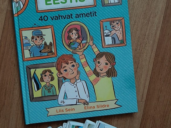 Наклейки для детской книги "Мое будущее в Эстонии" 1-100
