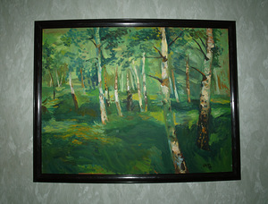Autori töö. Õlimaal 70 x 55. (1 foto / 3)