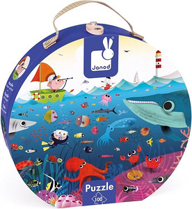 Pusle Janod puzzle *Veealune maailm* (1 foto / 4)