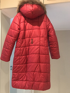 Talvemantel tüdrukutele Mayoral (punane) 128 cm (2 foto / 2)