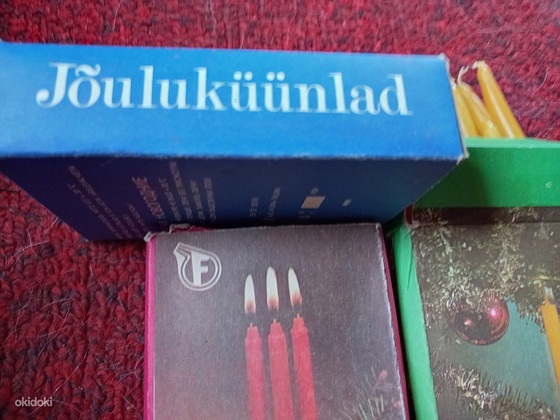 Aastavahetuse küünlad Flora 3 pakki