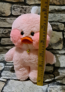 Mänguasi LaLafanfan Duck 30cm värv: kollane, valge, roosa (3 foto / 3)
