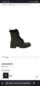 Pollini Original Ankle Boots, Heritage Collection, Size 37 (6 foto / 6)