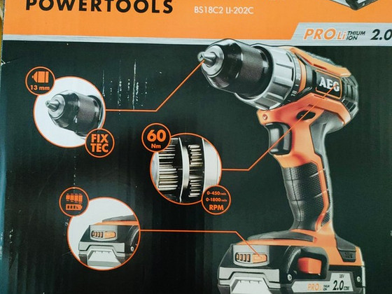 Uus kruvikeeraja AEG 18V