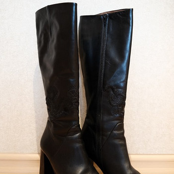 Женские винтажные сапоги Angela Falcon Leather