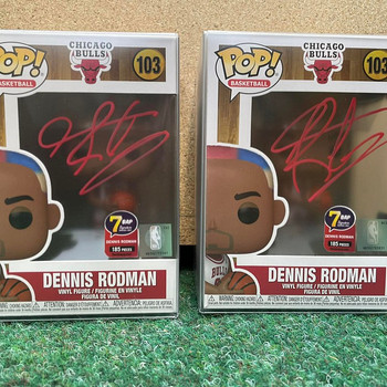 Чикаго Буллз Денис Родман подписал Funko Pop