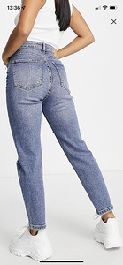 UUED Stradivarius mom jeans 38 (sobivad pigem 36), siltidega (3 foto / 3)