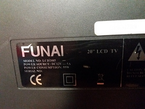 TV FUNAI (HARWA) LC-20H3S (12v/220v) (6 foto / 6)