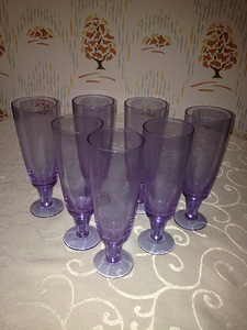 Фиолетовые бокалы (3 фото из 3)