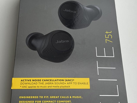 Jabra Elite 75t Wireless Black/Titanium Black/Gold Beige