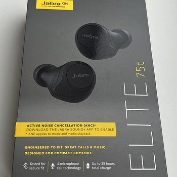 Jabra Elite 75t Wireless Black/Titanium Black/Gold Beige