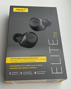 Jabra Elite 75t Wireless Black/Titanium Black/Gold Beige (3 фото из 6)